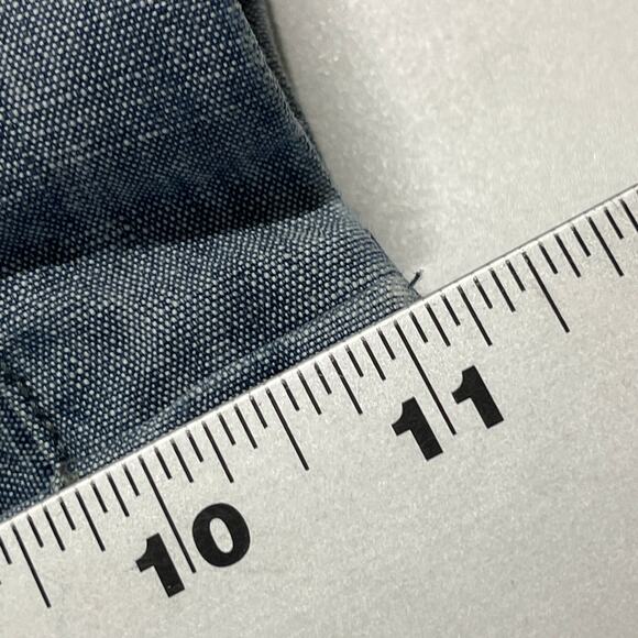 J Crew Stanton Shorts Mens Size 38 Blue 100% Cotton 8.5" Inseam BROKEN BUTTON - Picture 9 of 11